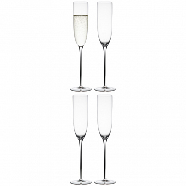 картинка Набор бокалов для шампанского Celebrate, 160 мл, 4 шт. от магазина Одежда+