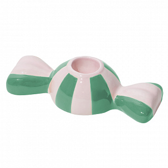 Подсвечник Funfair, 5,5х12х3 см, зеленый