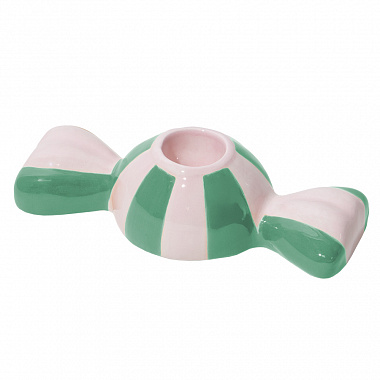 картинка Подсвечник Funfair, 5,5х12х3 см, зеленый от магазина Одежда+