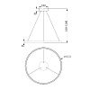 Изображение товара Светильник подвесной Technical, Rim, Ø80 см, белый