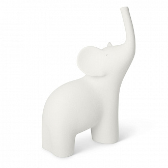 Изображение товара Фигура декоративная Elefante, 18х11х28 см, белая