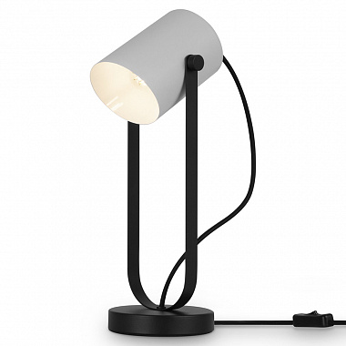 картинка Лампа настольная Loft, Elori, Ø13х41,4 см, черно-белый от магазина Одежда+