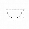 Изображение товара Светильник настенно-потолочный Semisphere_S, Ø48,5х27,5 см, E27, LED, RGBW