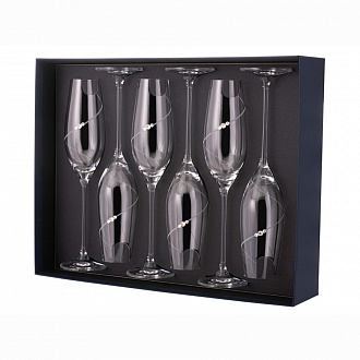 Изображение товара Набор бокалов для шампанского Силуэт, 210 мл, 6 шт.