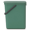 Изображение товара Бак для мусора Brabantia, Sort&Go, 25 л, темно-зеленый