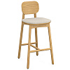 Изображение товара Стул барный Saga, рогожка, бежевый