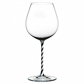 Изображение товара Бокал Fatto A Mano Pinot Noir Black and White Twisted, 705 мл