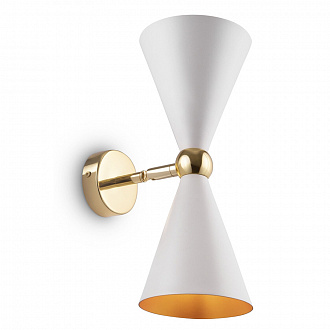 Изображение товара Светильник настенный Modern, Vesper, 2 лампы, 18х32х32 см, белый с золотом
