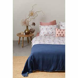 Изображение товара Комплект постельного белья из сатина с принтом "Воздушный цветок" из коллекции Prairie, 150х200 см