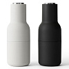 Изображение товара Набор мельниц для соли и перца с пробкой из стали Bottle Grinder, черная/белая, 2 шт.