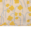 Изображение товара Комплект постельного белья горчичного цвета с принтом Полярный цветок из коллекции Scandinavian touch, 150х200 см