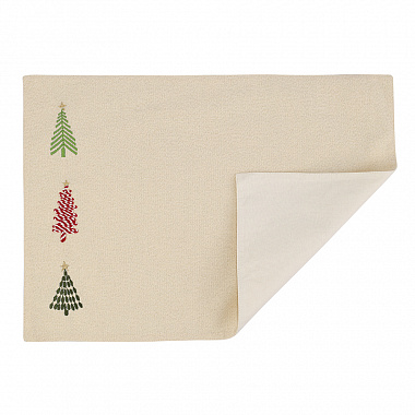 Салфетка под приборы Frozen pines из коллекции New Year Essential, 33х48 см, анонс элемента