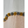 Изображение товара Штора из хлопка с помпонами бежево-серого цвета из коллекции Essential, 150х290 см