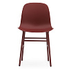 Изображение товара Стул Normann Copenhagen Form с металлическими ножками, 78х48х52 см, красный