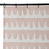 Изображение товара Штора для ванной Popple цвета пыльной розы Cuts&Pieces, 180х200 см