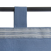 Изображение товара Штора из хлопка с помпонами серо-синего цвета из коллекции Essential, 150х290 см