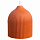 Свеча декоративная оранжевого цвета из коллекции Edge, 10,5см