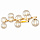 Светильник настенный Modern, Dallas, 9 ламп, 66,5х22х22 см, золото