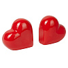Изображение товара Держатель для книг Love, 14х14 см, красный, 2 шт.