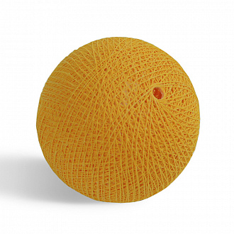 Изображение товара Шарик для гирлянды Lares&Penates, темно-желтый