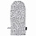 Прихватка-варежка серого цвета с принтом Спелая Смородина из коллекции Scandinavian touch, 14х32 см