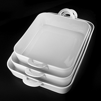 Изображение товара Блюдо для запекания Toulouse, 25х23 см, белое