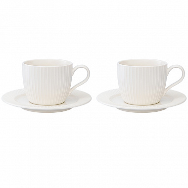 картинка Набор чайных пар Soft Ripples, Dual Glazing, 250 мл, 2 шт. от магазина Одежда+