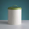 Изображение товара Контейнер для пищевых отходов In The Forest, 2,5 л, бело-зеленый