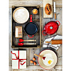 Изображение товара Форма рифленая для выпечки Le Creuset, каменная керамика, Ø28 см, вишневая