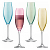 Изображение товара Набор бокалов для шампанского Polka, 225 мл, пастельный, 4 шт.