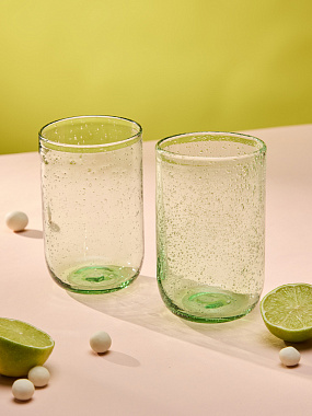 картинка Набор стаканов Flowi, 510 мл, зеленые, 2 шт. от магазина Одежда+