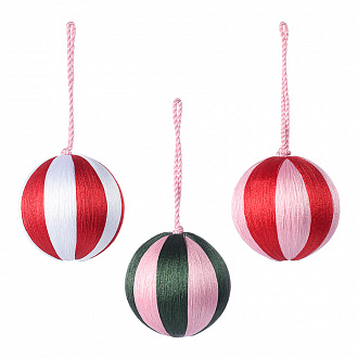 Набор елочных украшений Circus из коллекции New Year Essential, 3 шт.