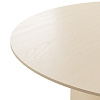 Изображение товара Столик овальный Type, 50х80х41 см, молочный