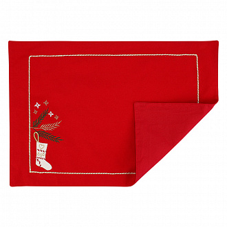 Салфетка под приборы Winter wishes из коллекции New Year Essential, 33х48 см