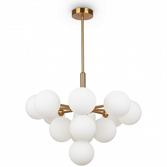 Светильник подвесной Modern, Inversion, 13 ламп, 55х55х77,5 см, латунь