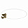 Светильник потолочный Modern, Anillo, Ø62х12 см, золото