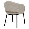 Изображение товара Стул Coastal, букле, крем-брюле/черный