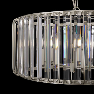 Изображение товара Светильник подвесной Crystal, Esme, 5 ламп, Ø51х27 см, матовое серебро