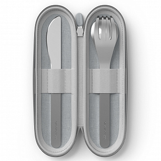Изображение товара Набор из 3 столовых приборов в футляре MB Slim Nest, grey