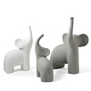 Изображение товара Фигура декоративная Elefante, 18х11х28 см, темно-серая