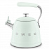 Чайник со свистком Smeg, 2,3 л, зеленый