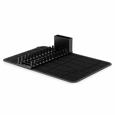 картинка Коврик для сушки посуды Udry, 43х61 см, черный от магазина Одежда+