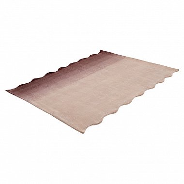 Ковер из шерсти Over Horizon цвета марсала из коллекции Trendy Ruffles, 200х300 см, анонс элемента