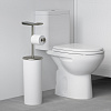 Изображение товара Держатель-органайзер для туалетной бумаги Portaloo, 64 см, белый-никель