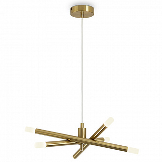 Светильник подвесной LED, Wands, Ø54х20 см, латунь