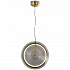 Светильник подвесной Modern, Borbon, 4х30х40 см, серый/латунь