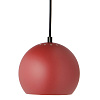 Изображение товара Лампа подвесная Ball, темно-красная, матовое покрытие