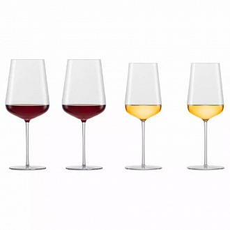 Изображение товара Набор бокалов для красного и белого вина Vervino, 742/487 мл, 4 шт.