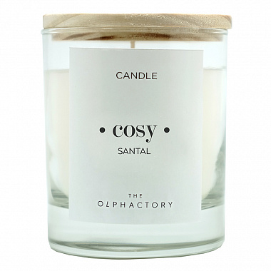 картинка Свеча ароматическая The Olphactory, Cosy, Santal, 40 ч от магазина Одежда+