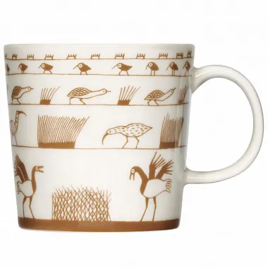 Кружка Birds, 300 мл, коричневая